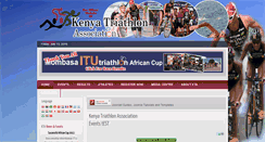 Desktop Screenshot of kenyatriathlon.org